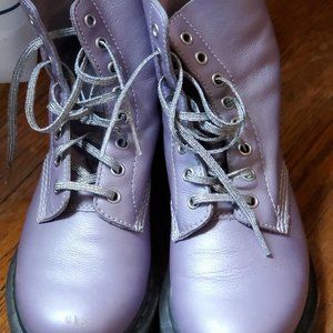 Sparkly lavender/light purple Docs, barely worn